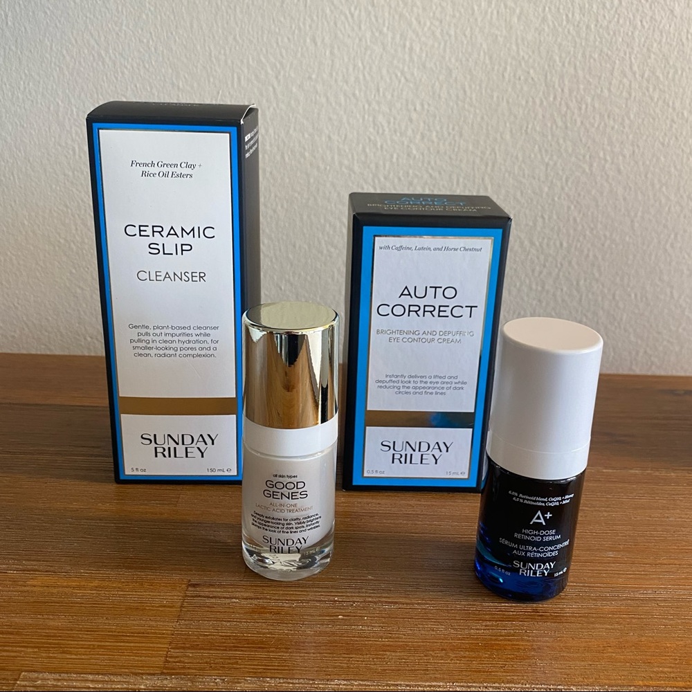 ***Open to offers*** Sunday Riley Bundle (4 Products)